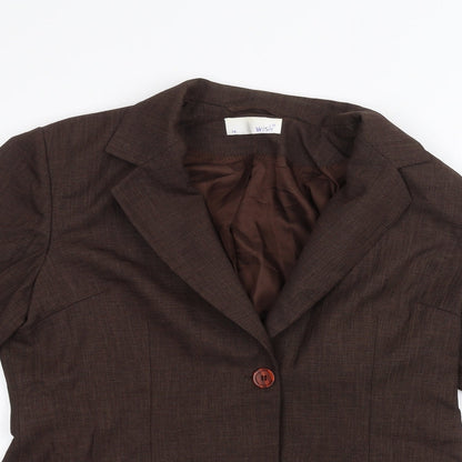 Wish Womens Brown   Jacket  Size 14