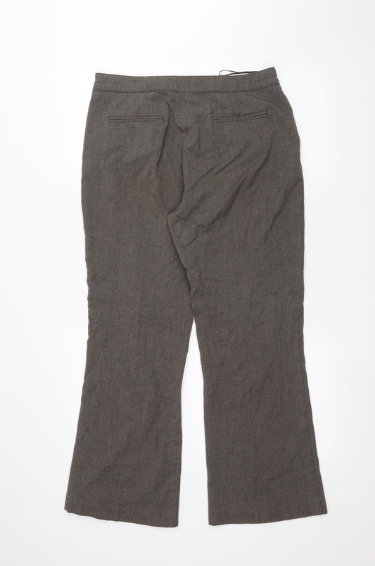 Per Una Womens Brown   Trousers  Size 14 L25 in