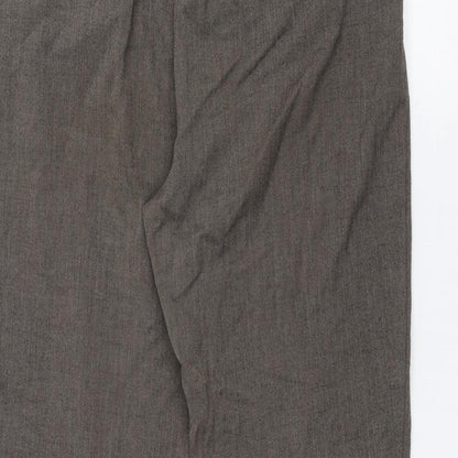 Womens UK Size 14 Per Una Regular Fit  Brown Trousers