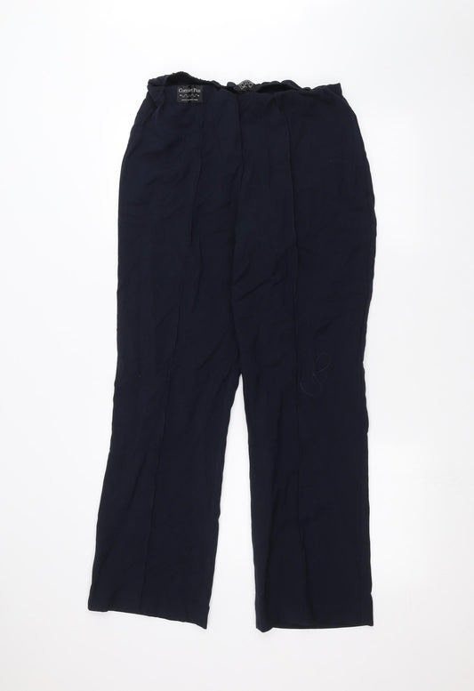 Classic Womens Blue   Trousers  Size 14 L27 in
