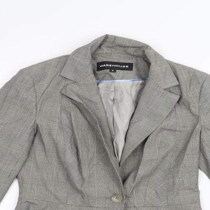 Warehouse Womens Grey   Jacket  Size 10
