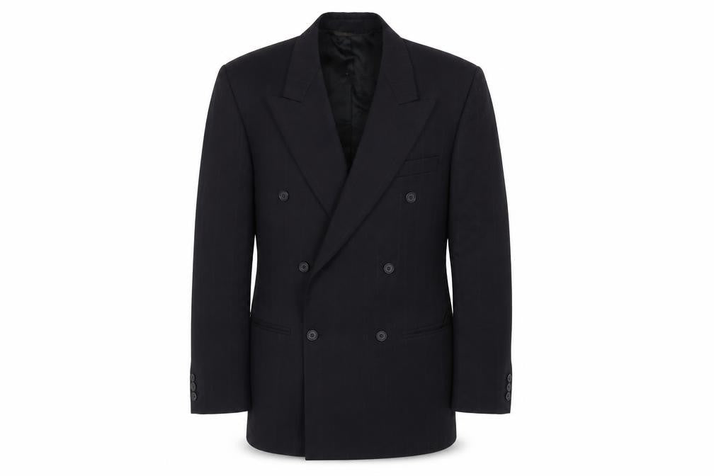 Mens UK Size 42 Marks and Spencer Regular Blue Suit Jacket
