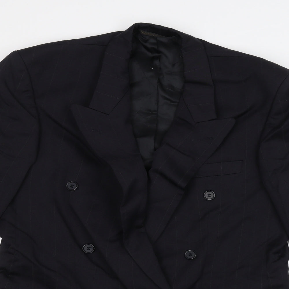 Mens UK Size 42 Marks and Spencer Regular Blue Suit Jacket