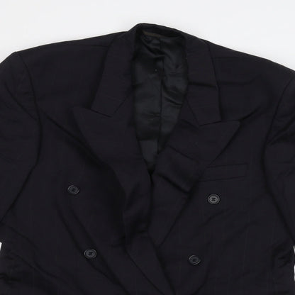 Mens UK Size 42 Marks and Spencer Regular Blue Suit Jacket