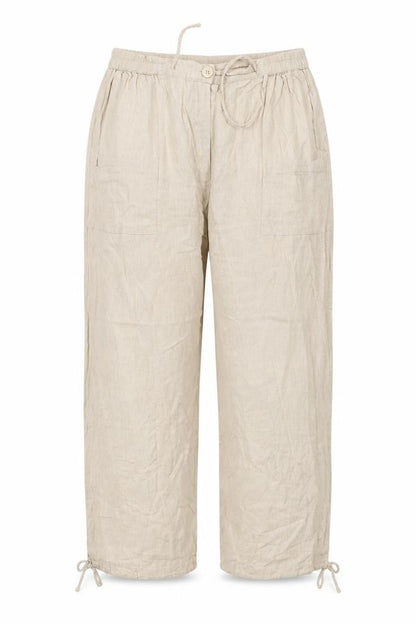 Womens UK Size M Preworn Regular Fit  Beige Trousers