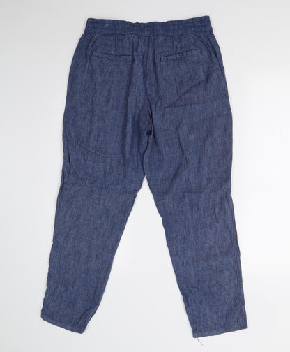Nutmeg Womens Blue   Trousers  Size 10 L27 in
