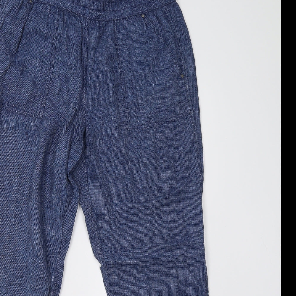 Nutmeg Womens Blue   Trousers  Size 10 L27 in