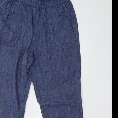 Nutmeg Womens Blue   Trousers  Size 10 L27 in