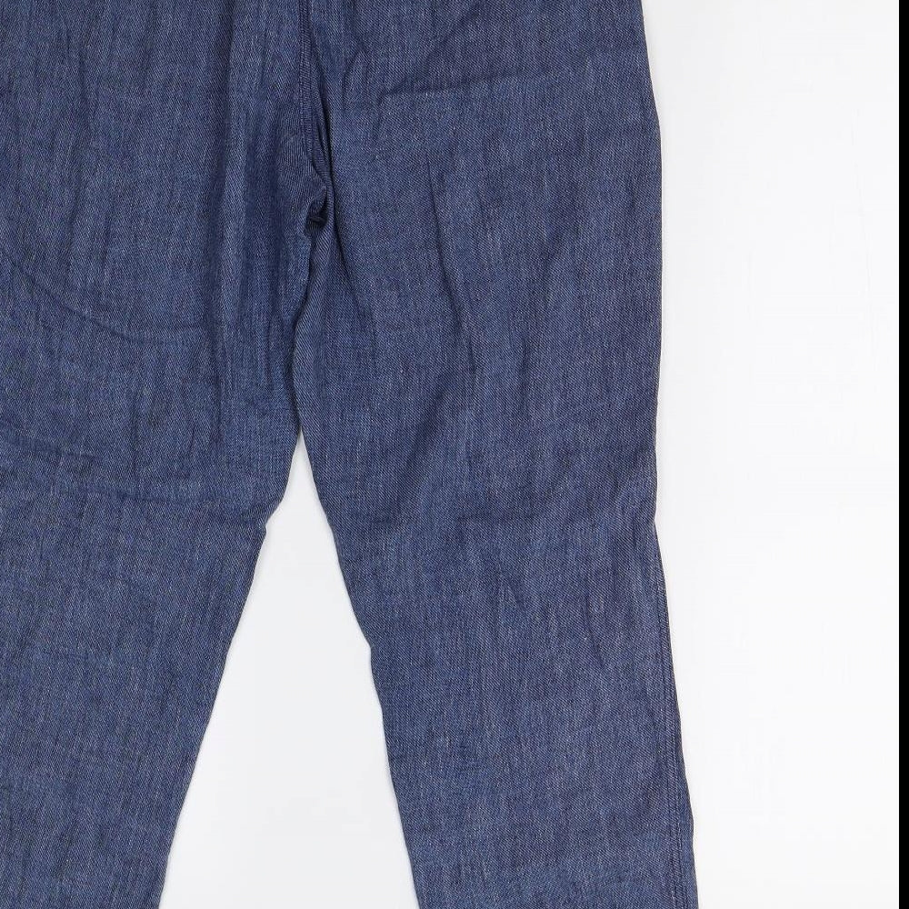 Nutmeg Womens Blue   Trousers  Size 10 L27 in