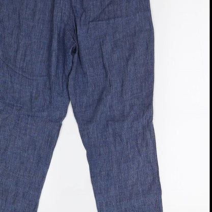 Nutmeg Womens Blue   Trousers  Size 10 L27 in