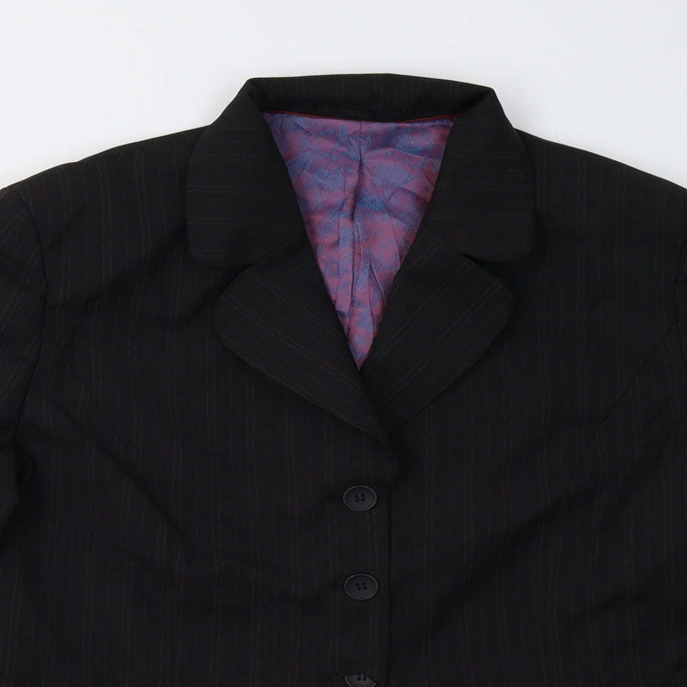 Womens UK Size 12 Wardrobes Regular Black Suit Jacket