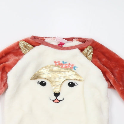 Penelope Mack Girls Multicoloured  Fleece Pullover Jumper Size 6 Years