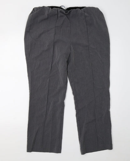 Bonmarché Womens Grey   Trousers  Size 16 L27 in