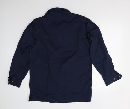 Pure First Mens Blue    Button-Up Size XL