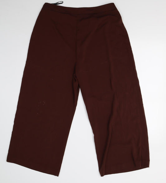 Womens UK Size 16 Dorothy Perkins Regular Fit  Brown Trousers