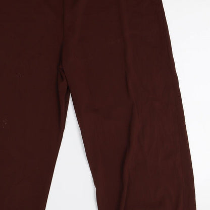 Womens UK Size 16 Dorothy Perkins Regular Fit  Brown Trousers