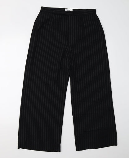 Womens UK Size 12 Oasis Regular Fit  Black Trousers