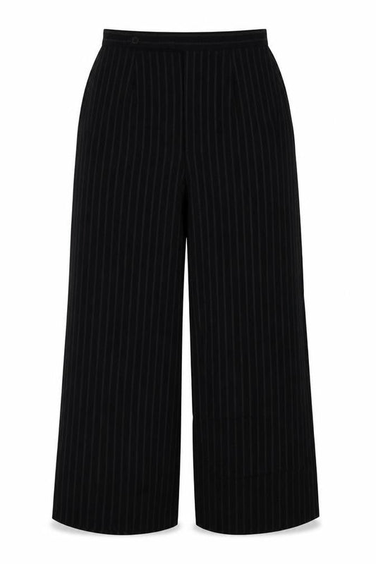 Womens UK Size 12 Oasis Regular Fit  Black Trousers