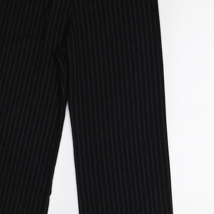 Womens UK Size 12 Oasis Regular Fit  Black Trousers