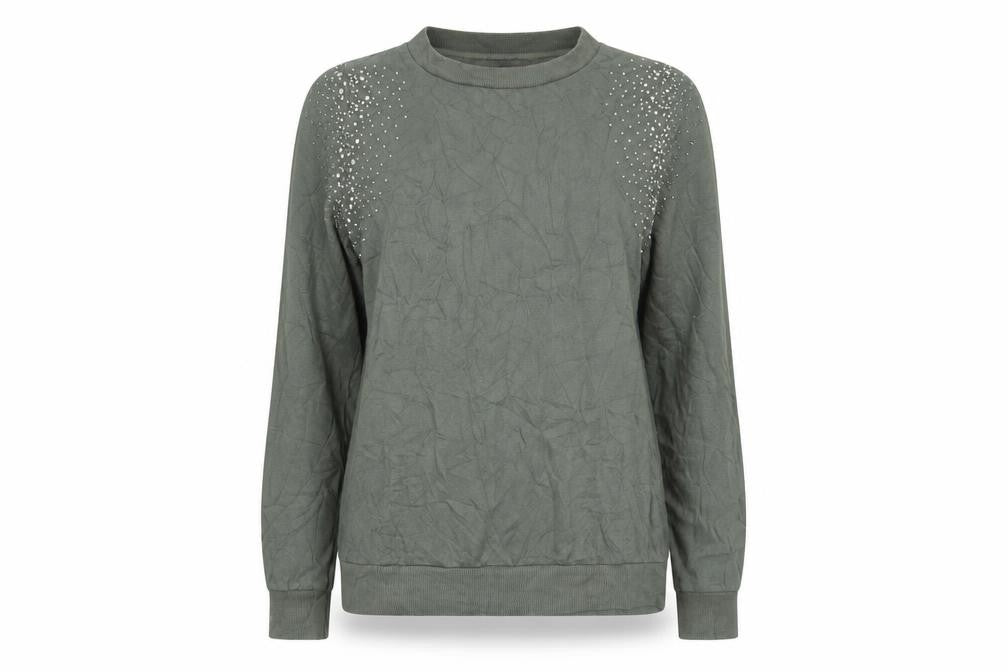 Womens UK Size M Primark Green Pullover Jumper