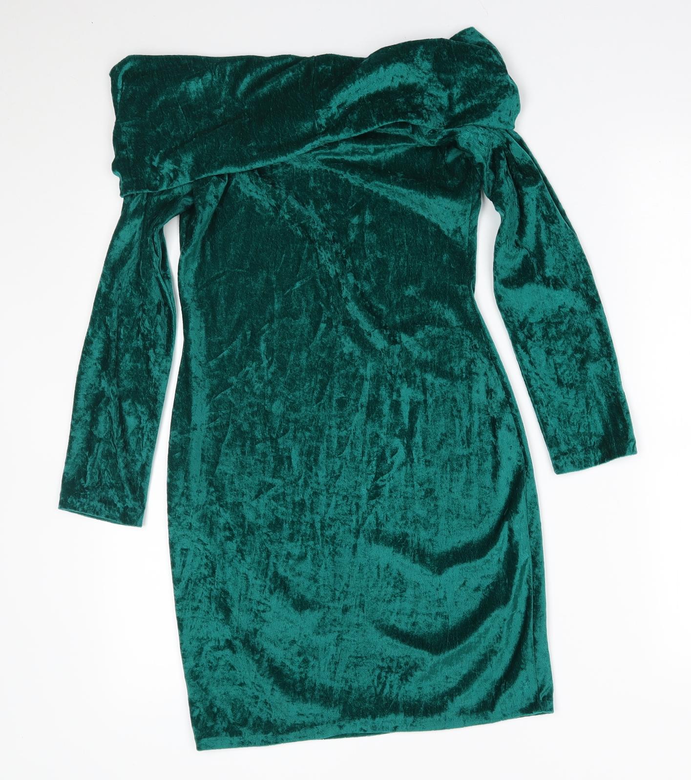 Celebrity Womens Green   Pencil Dress  Size 10