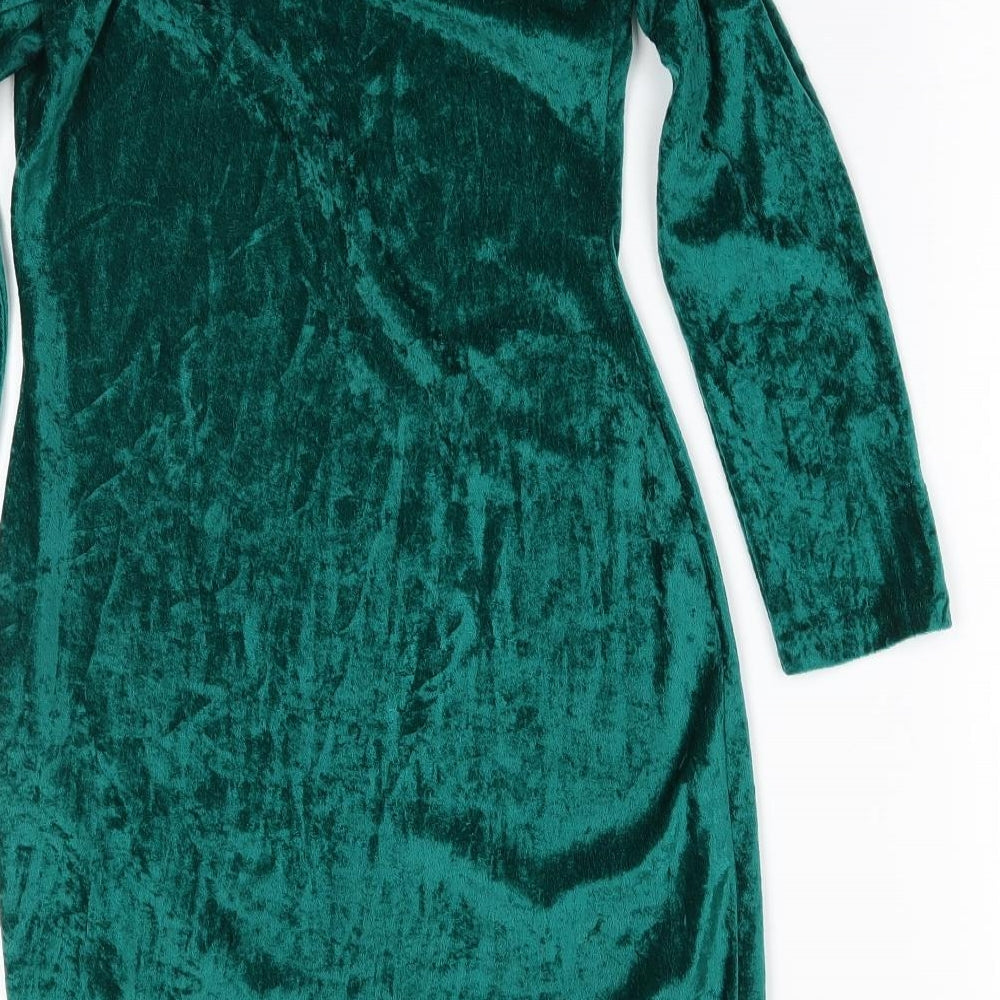 Celebrity Womens Green   Pencil Dress  Size 10