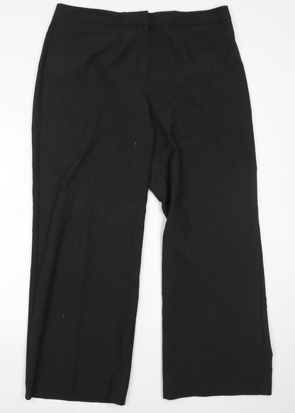 Womens UK Size 16 M&S Regular Fit  Grey Trousers