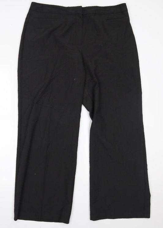 Womens UK Size 16 M&S Regular Fit  Grey Trousers