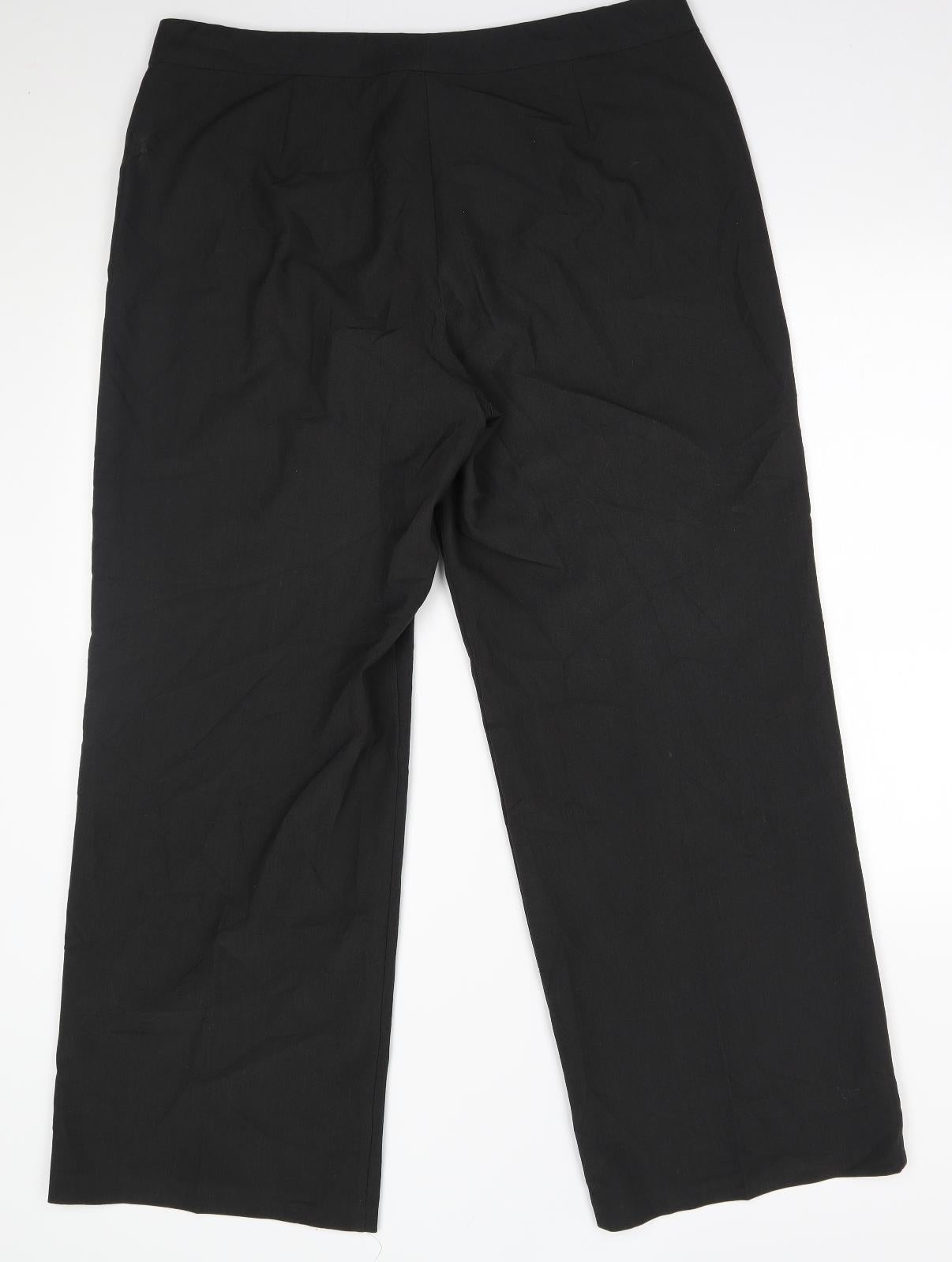 Womens UK Size 16 M&S Regular Fit  Grey Trousers