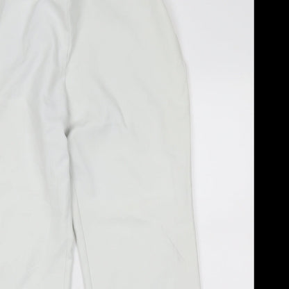 la beeby Womens White   Trousers  Size 16 L27 in - japanese character on leg