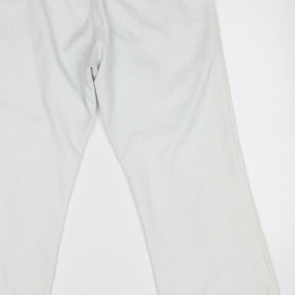 la beeby Womens White   Trousers  Size 16 L27 in - japanese character on leg