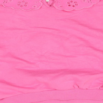 F&F Girls Pink   Pullover Jumper Size 9-10 Years