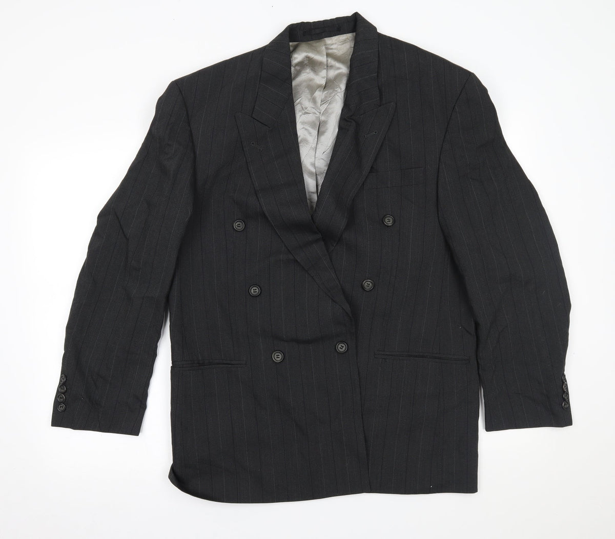 Mens UK Size  trevira Regular Grey Suit Jacket