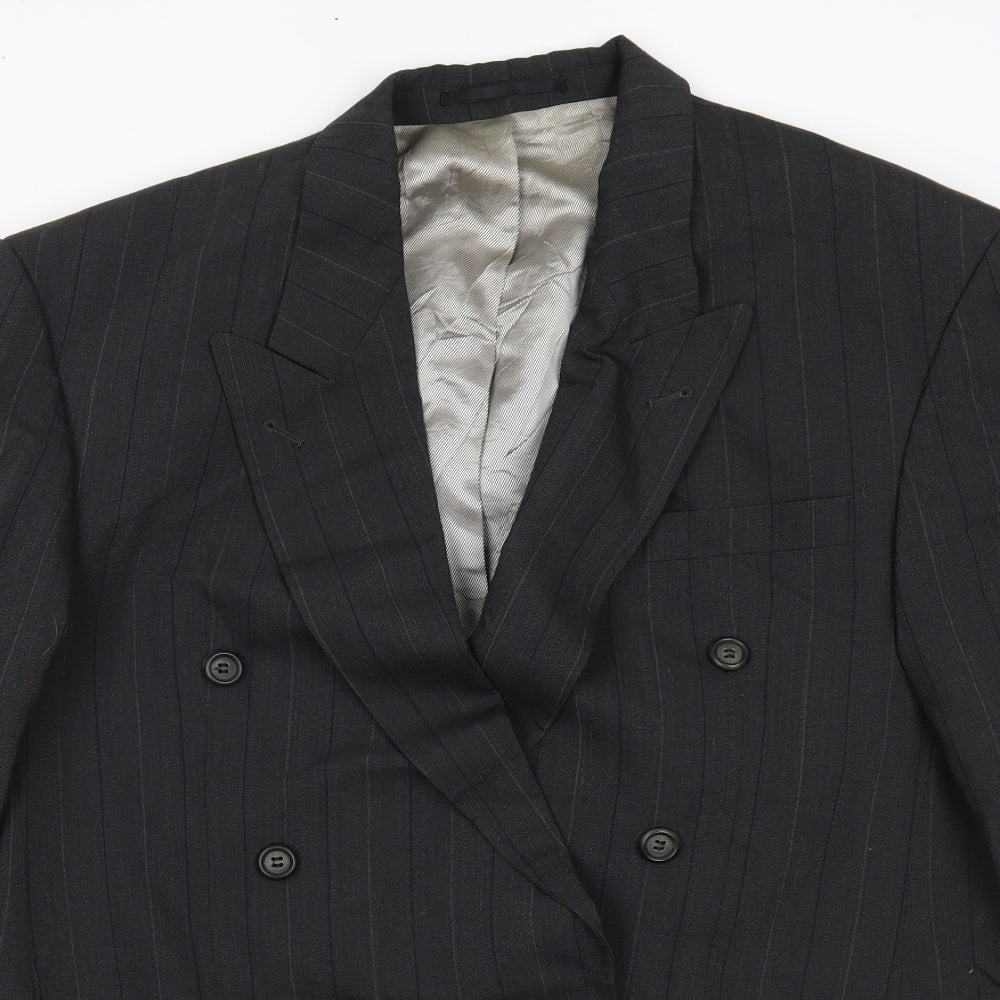 Mens UK Size  trevira Regular Grey Suit Jacket