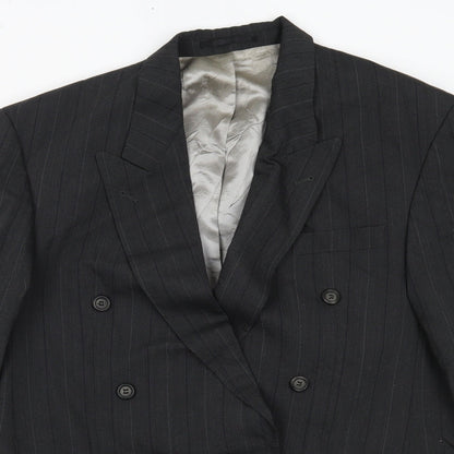 Mens UK Size  trevira Regular Grey Suit Jacket