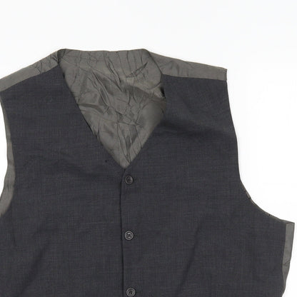 Mens UK Size  Preworn Regular Grey Suit Jacket