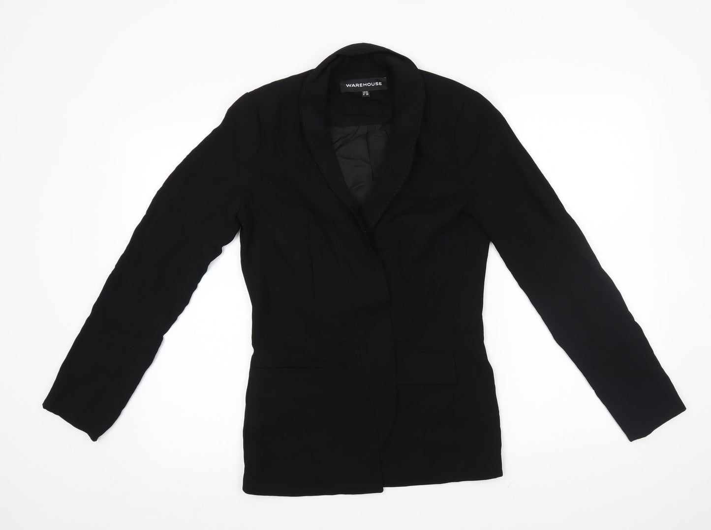 Warehouse Womens Black   Jacket Blazer Size 10