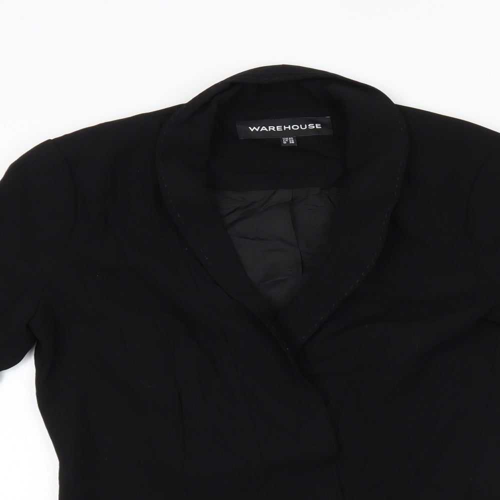 Warehouse Womens Black   Jacket Blazer Size 10