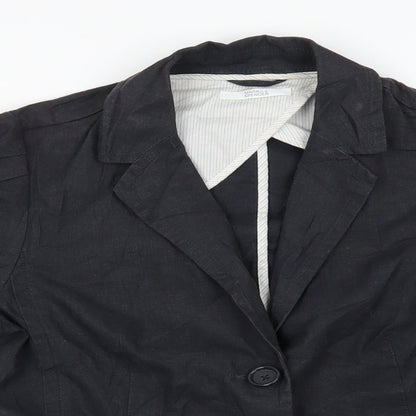 M&S Womens Grey   Jacket Blazer Size 12