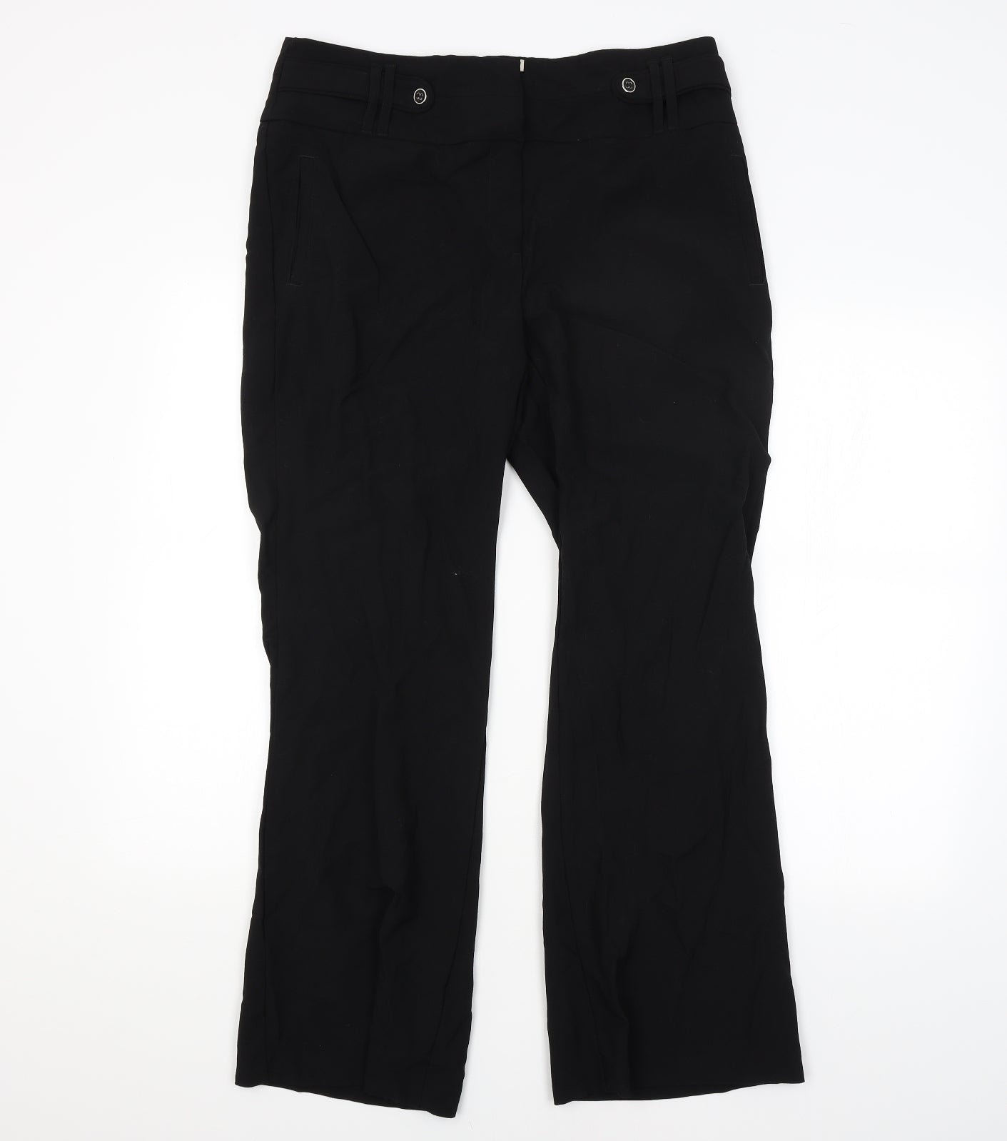 George Womens Black   Trousers  Size 14 L30 in