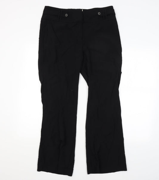 George Womens Black   Trousers  Size 14 L30 in