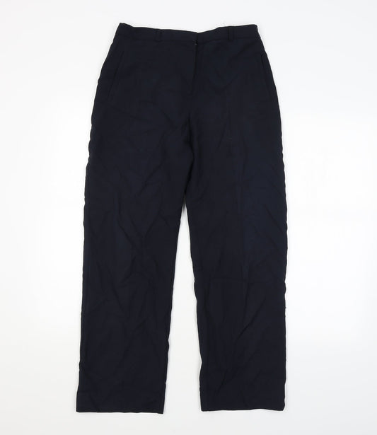 Womens UK Size 12 BHS Regular Fit  Blue Trousers