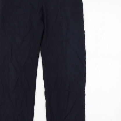 Womens UK Size 12 BHS Regular Fit  Blue Trousers