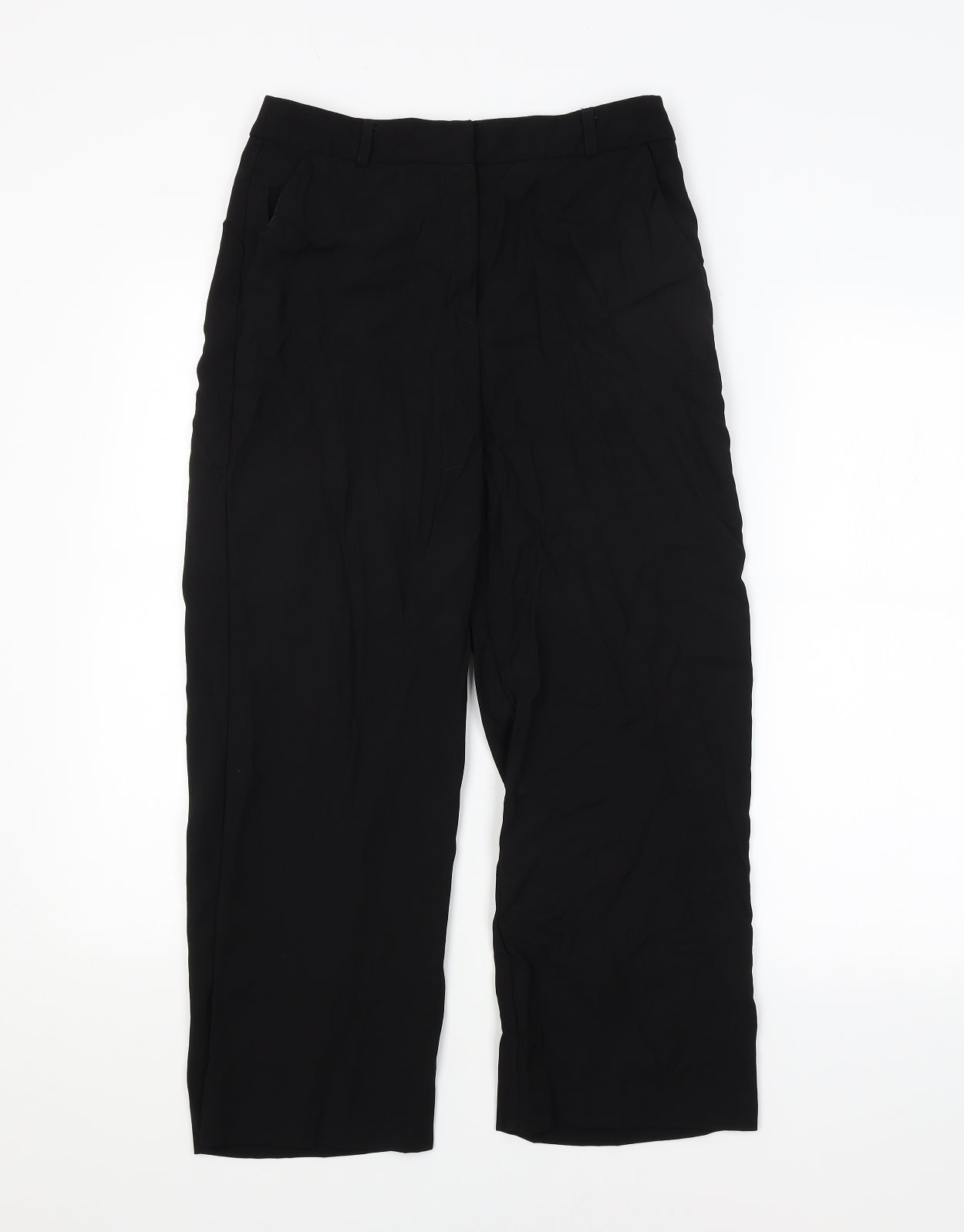 Womens UK Size 8 F&F Regular Fit  Black Trousers