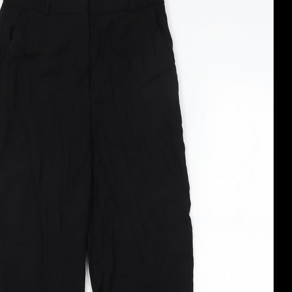 Womens UK Size 8 F&F Regular Fit  Black Trousers