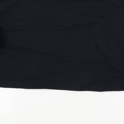 Womens UK Size S Preworn Black Pullover Jumper