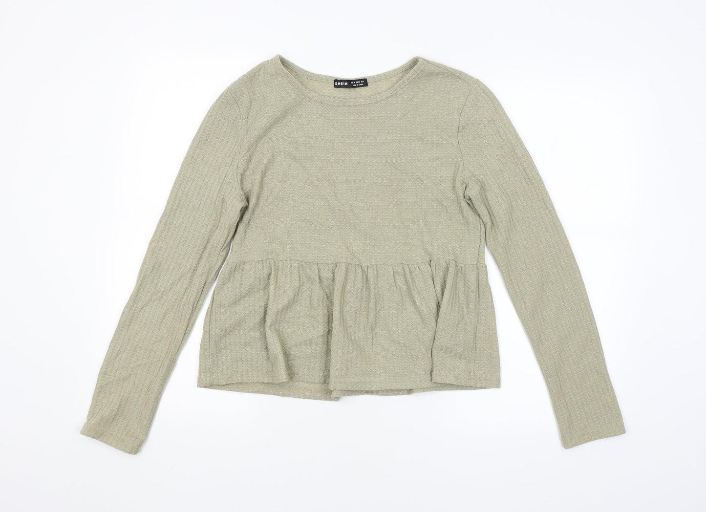 SheIn Womens Green   Basic Blouse Size M