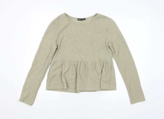 SheIn Womens Green   Basic Blouse Size M