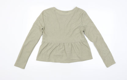 SheIn Womens Green   Basic Blouse Size M