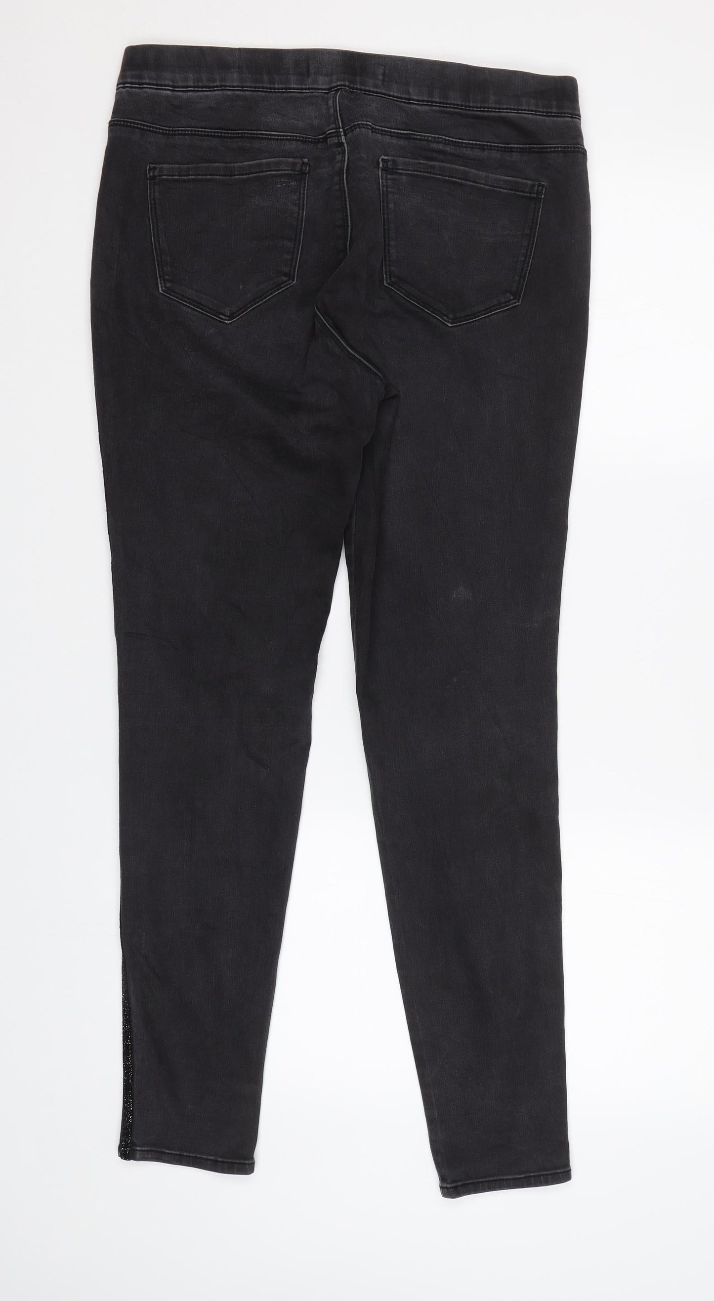 George Womens Grey   Skinny Jeans Size 12 L29 in